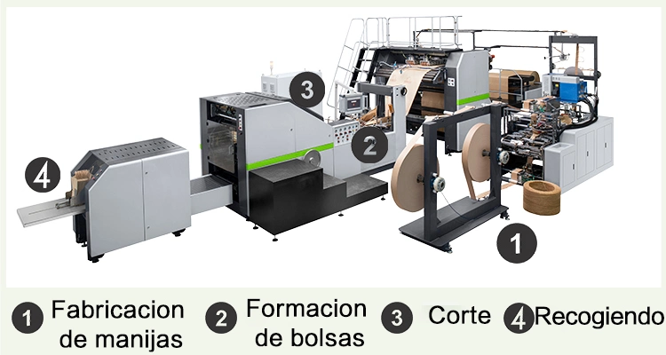 Rokin Brand Seguro Y Confiable Bolsas De Embalaje De Ropa Completamente Automatico Maquina PARA Hacer Bolsas De Papel Pequenias Machine