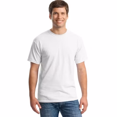 Camisetas en blanco 100% de alta calidad de poliéster 145GSM, camisetas personalizadas al por mayor